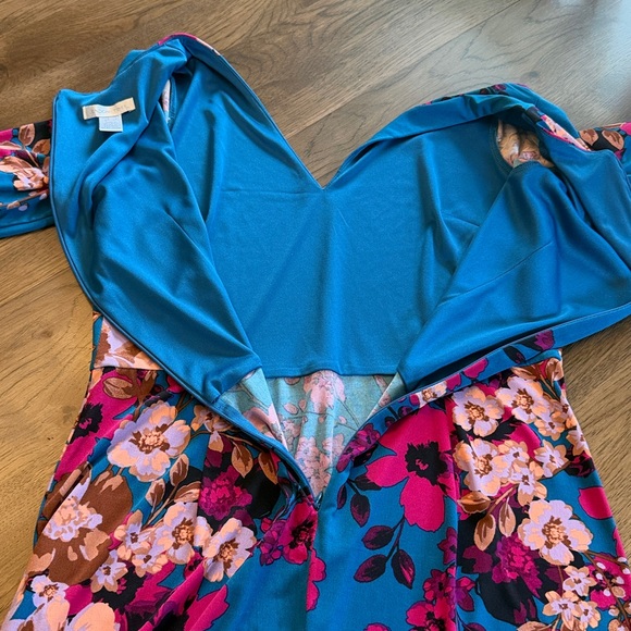 London Times Women's 10 3/4 Sleeve Dress - Picture 12 of 12